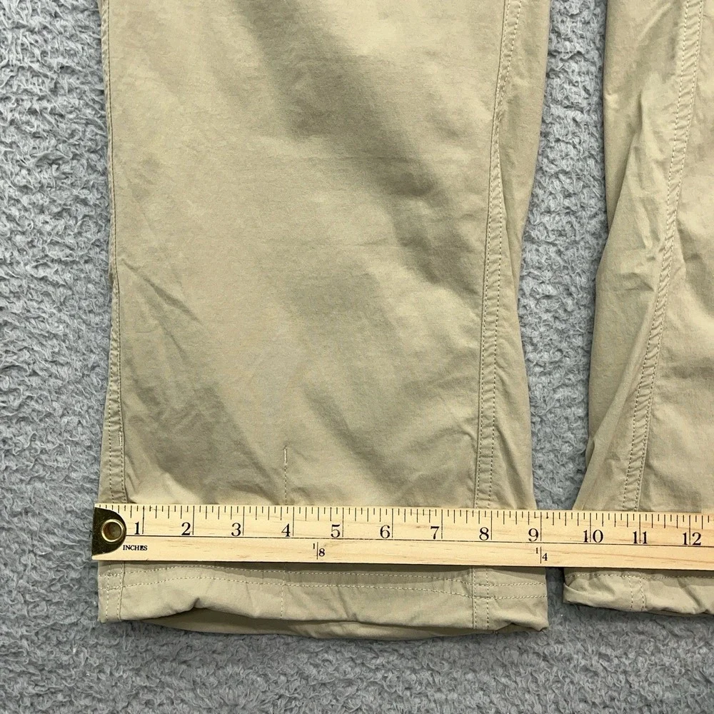 LL Bean Nylon Hiking Pants Women 39x30 Cargo Trail Stretch Water Resistant UPF50